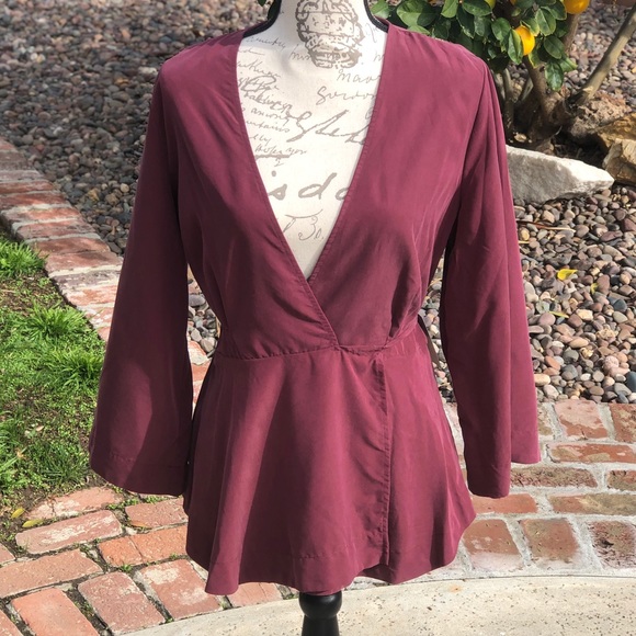 Free People Tops - Free People wrap blouse